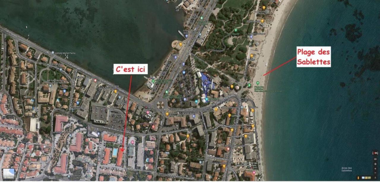 Charmant Appart. 500M Plages Des Sablettes La Seyne-sur-Mer Zewnętrze zdjęcie